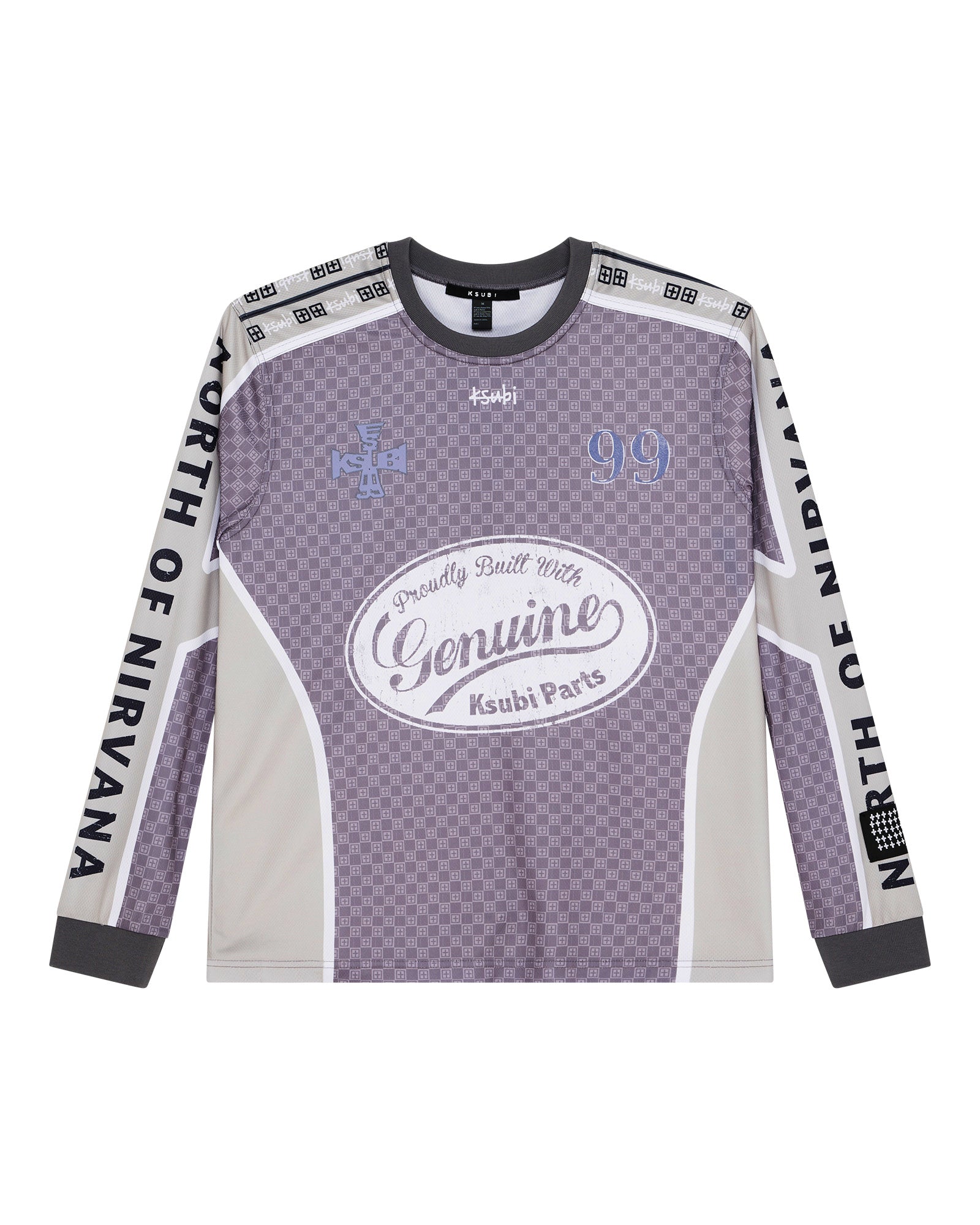 Mens Garage Ls Moto Jersey Moss Black Shirts | Ksubi ++