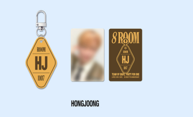 PRE ORDER] ATEEZ POP-UP `8ROOM` OFFICIAL MERCH - 8ROOM KEYRING
