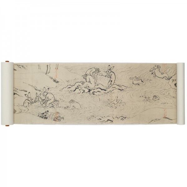 原寸絵巻物〈国宝 鳥獣人物戯画 甲巻〉 | 高山寺公式ショップ | 京もの