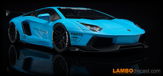 The 1/18 Lamborghini Aventador LB-Works from GT Spirit, a review