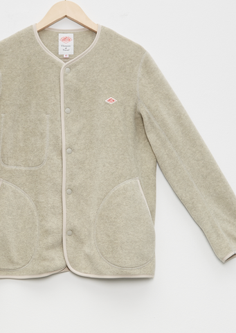 Men's Fleece Collarless Jacket – La Garçonne