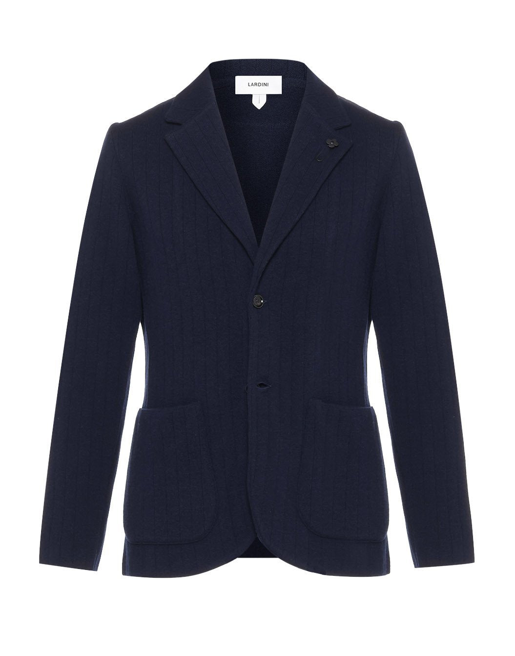 ウールカシミヤ リブニットジャケット – LARDINI Online Store