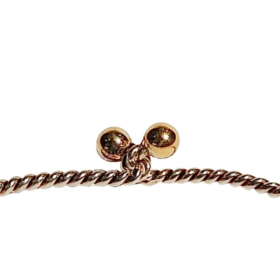 TIFFANY&Co.】 ティファニー バングル ツイスト コンビ 750/925