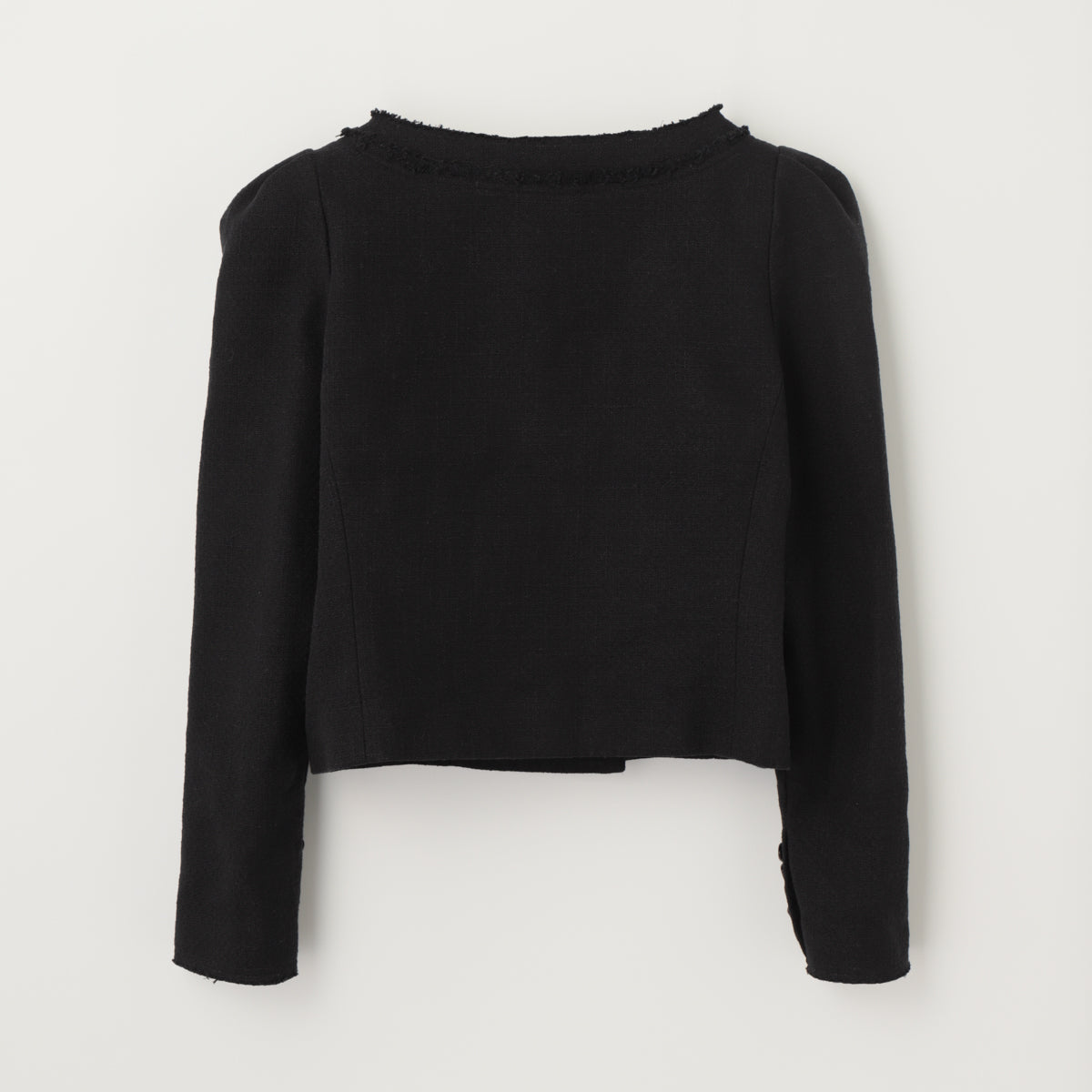 Gigot Sleeve Tweed Jacket – L'AUBE BLANC