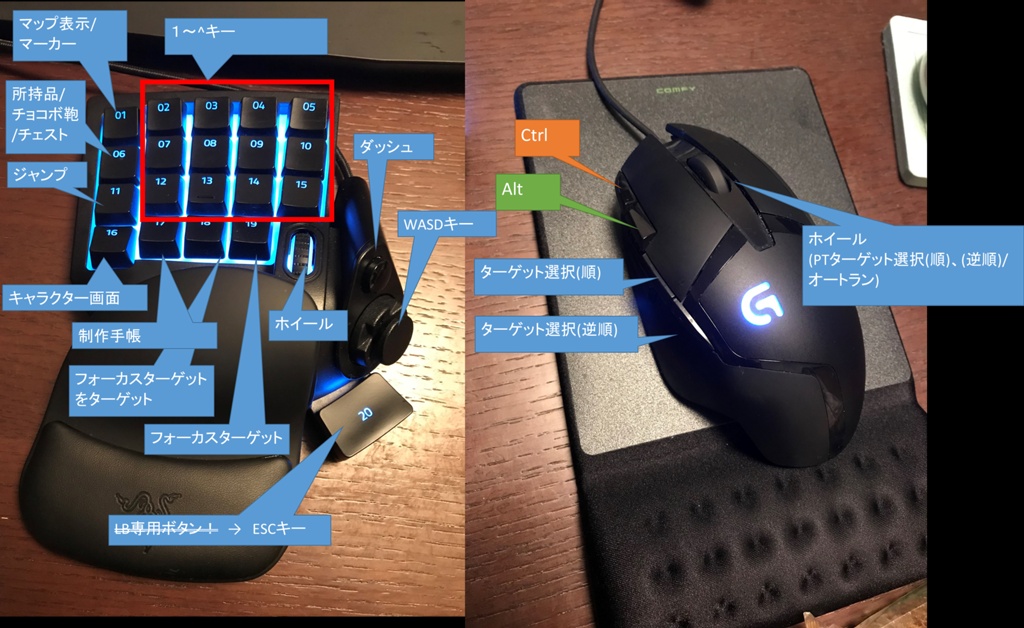 Islay Glassmoon 日記「Razer Tartarus V2＋G402(マウス)による快適