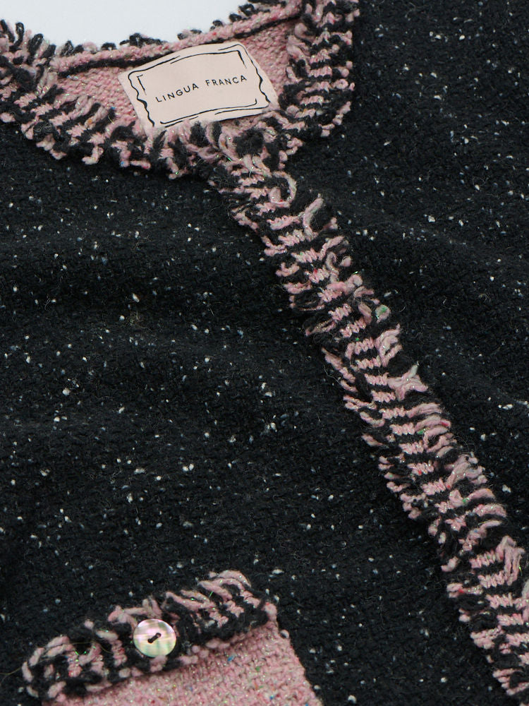 Onassis Knit Tweed Jacket – Lingua Franca NYC