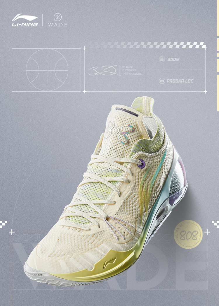 Li Ning Wade 808 3 Ultra V2 - Summer Edition