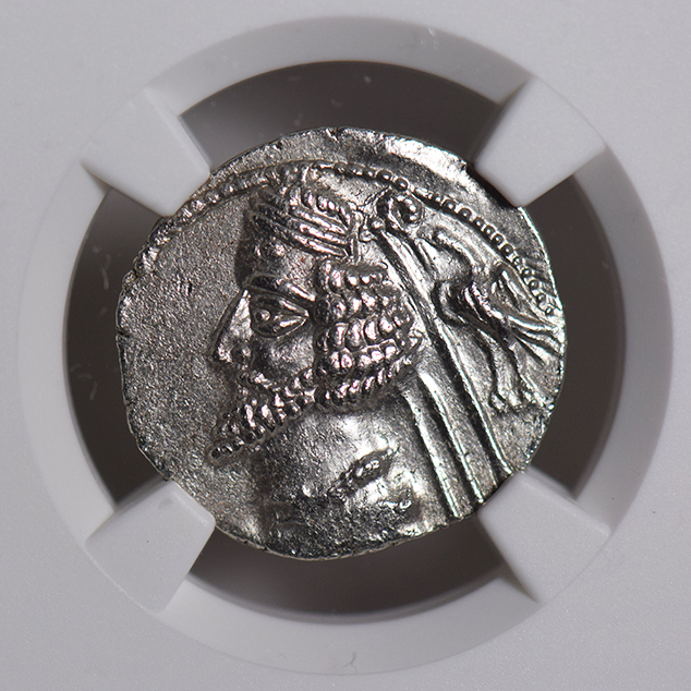Ancient Parthia, 38-2 BC, Phraates IV, AR Drachm, MS, NGC