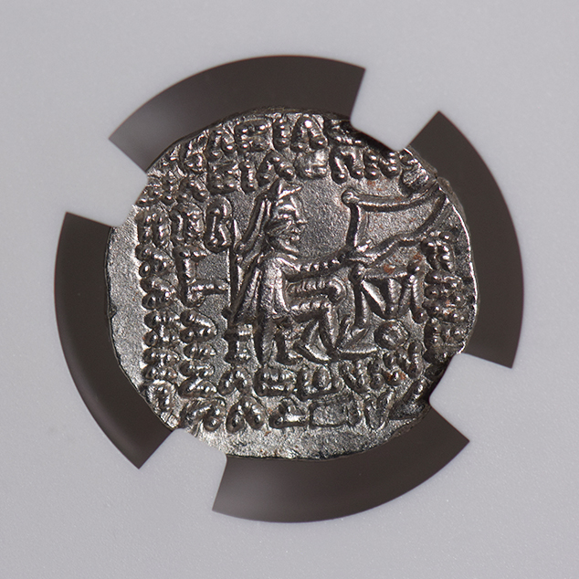 Ancient Parthia, 38-2 BC, Phraates IV, AR Drachm, MS, NGC