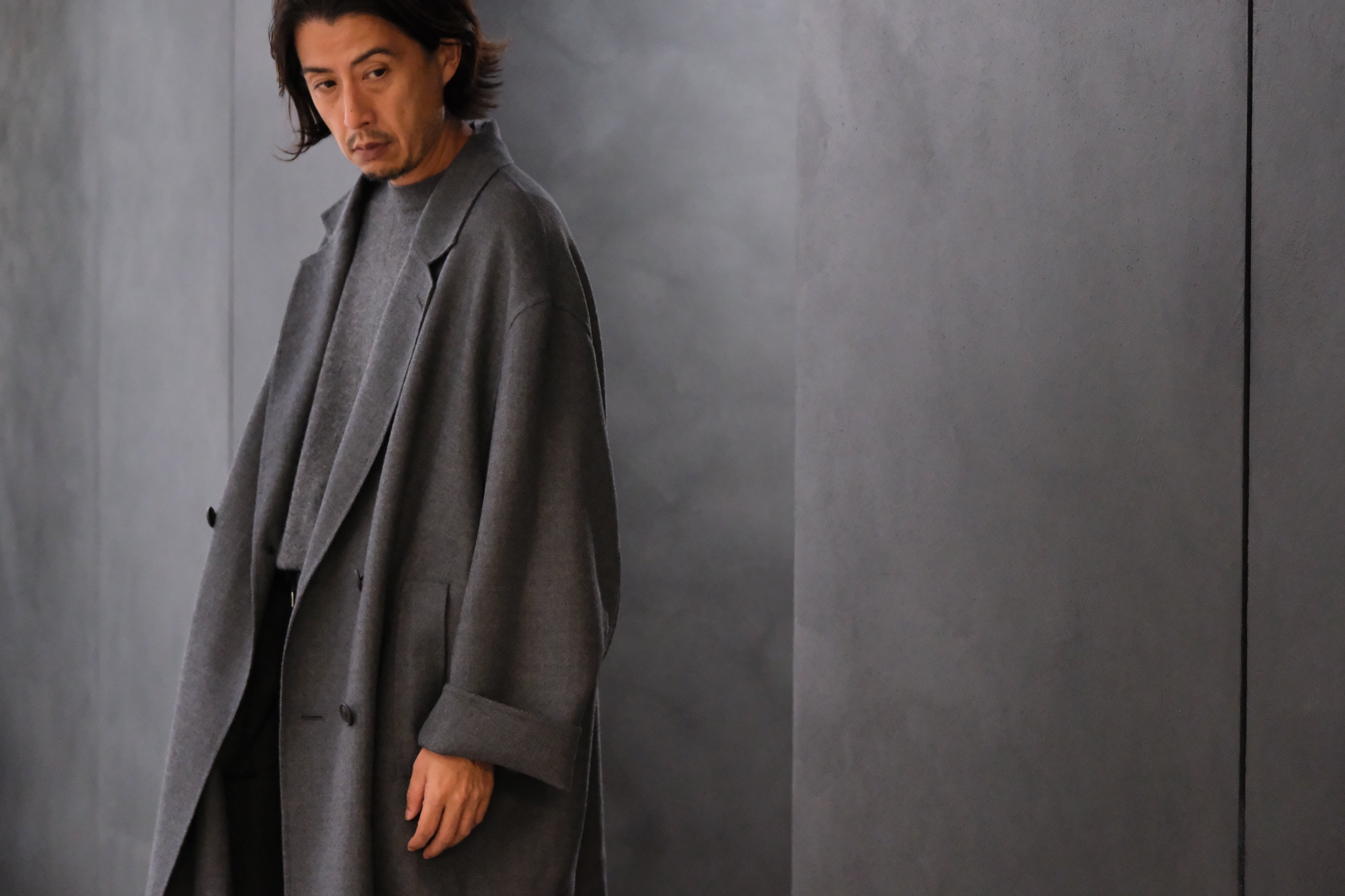 nonnotte / DRAPING GOWN OVERCOAT / N-25A-031 – Lister