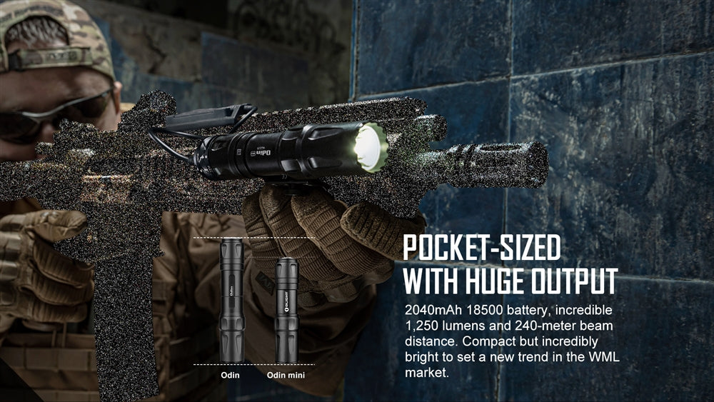 Olight Odin Mini 1250 Lumen Flashlight – Longhorn Tactical