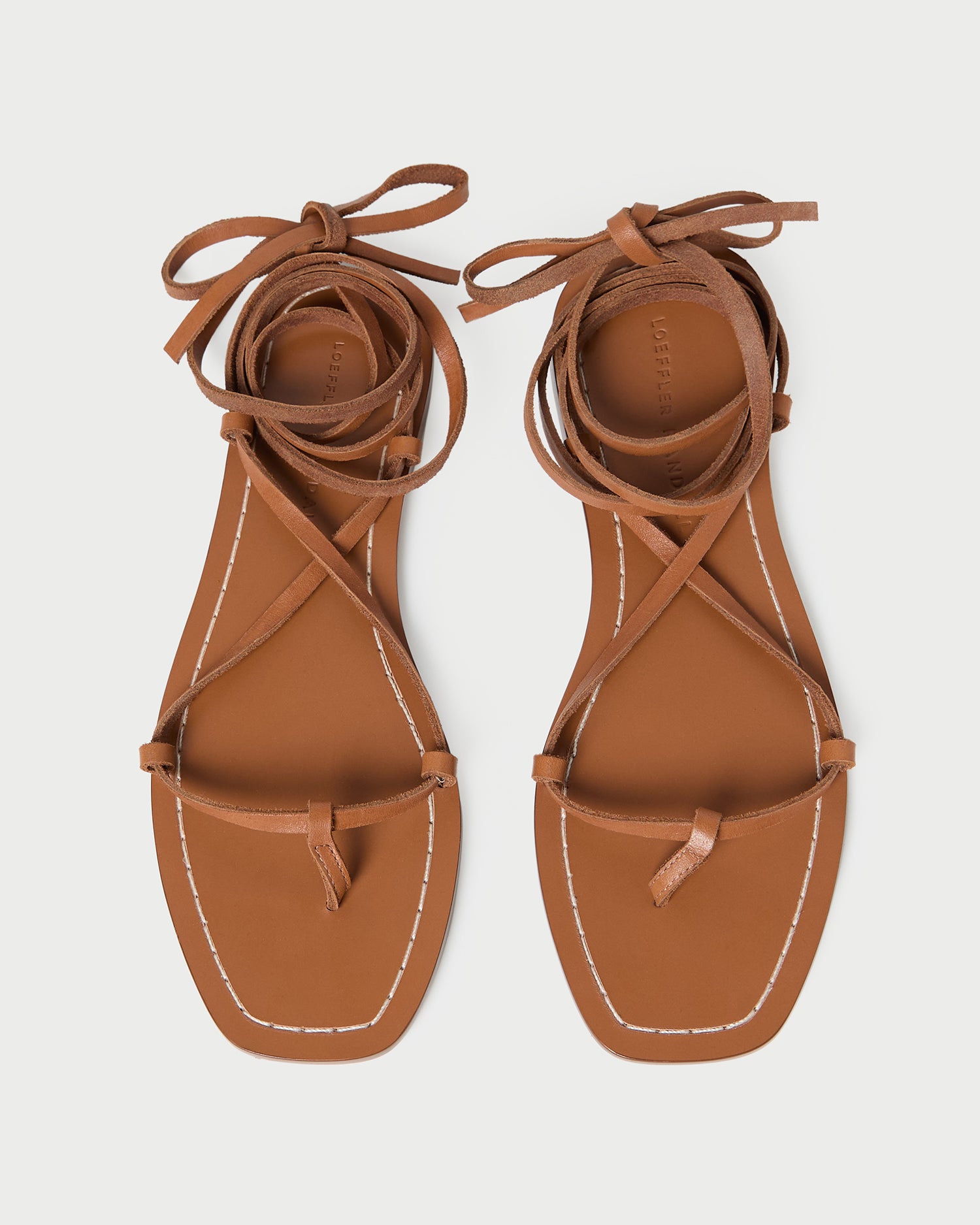 Lianna Cognac Lace-Up Sandal | Footwear