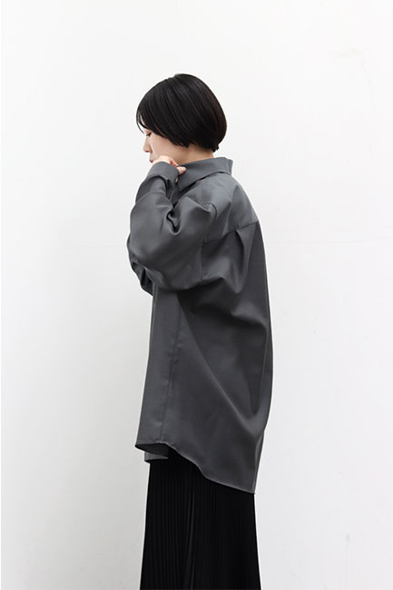 Graphpaper/グラフペーパー】Wool Cupro Skipper Shirt/ウールキュプラ