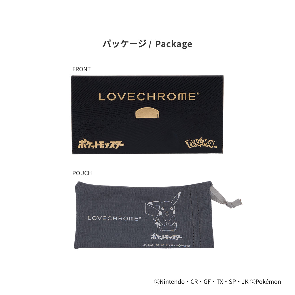 ラブクロム ポケモン モデルB3ディープブラック <ブラッキー>ギフトラッピング 新作】LOVECHROME×ポケモン、ピカチュウ・ニンフィア・ブラッキーの