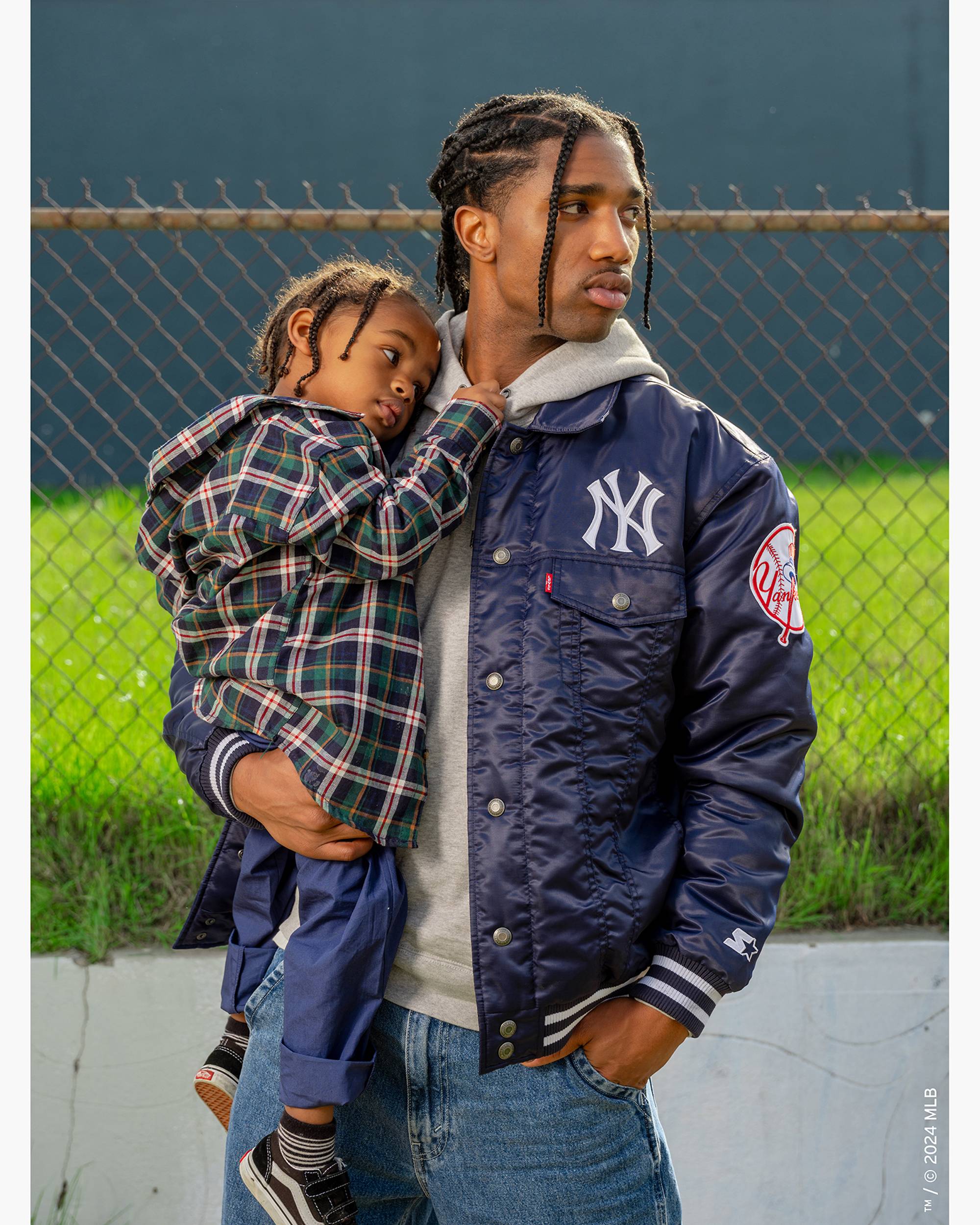 Levi's® X Starter Yankees™ Jacket - Navy Blue | Levi's® US