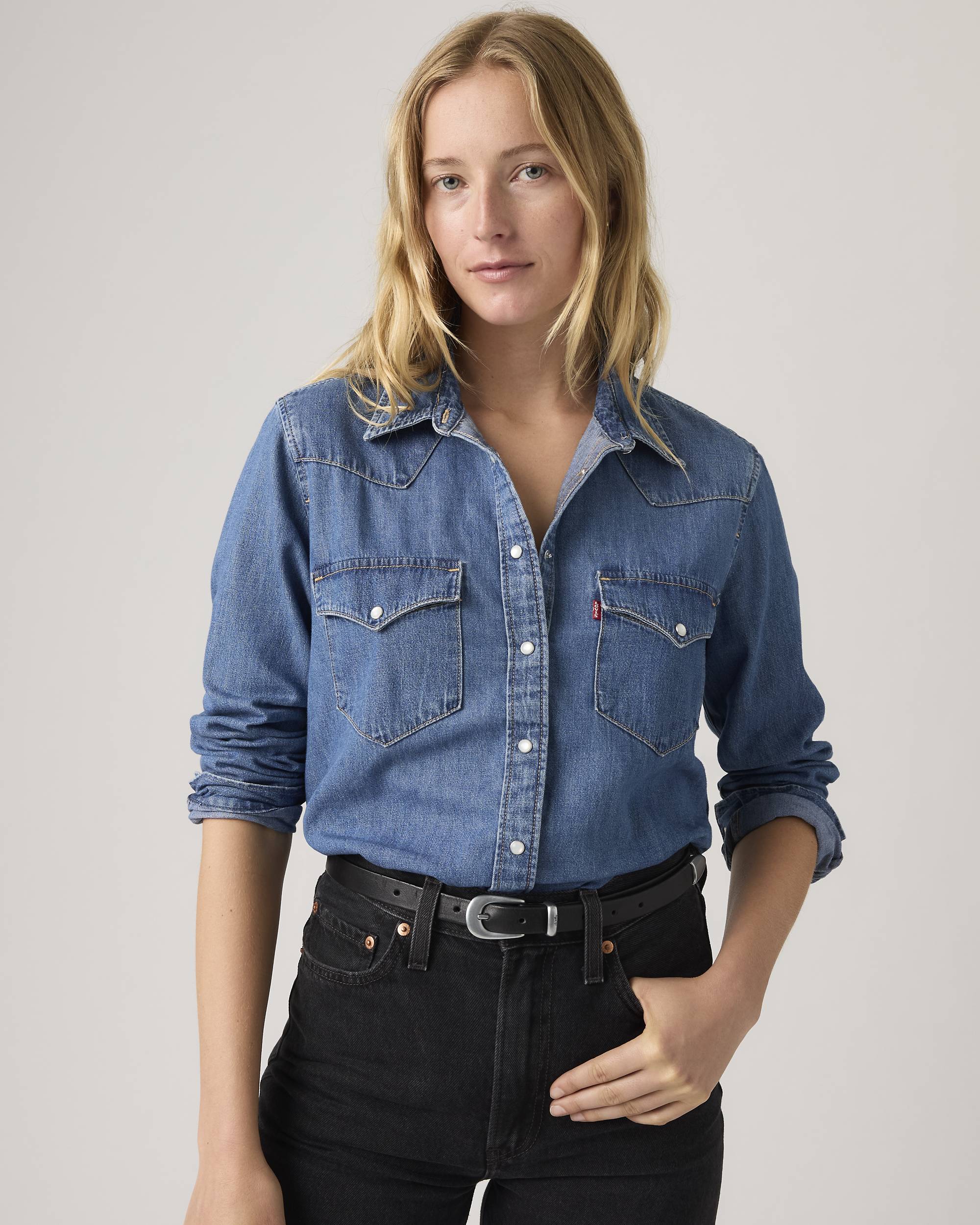 The Ultimate Western Shirt - Blue | Levi's® GB