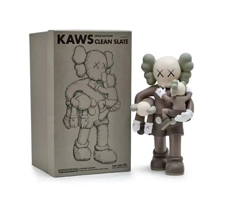 KAWS – Clean Slate Vinyl Figure Brown (2018) – LYNART STORE