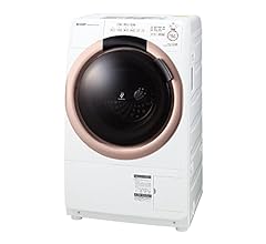 Amazon | シャープ 洗濯機 ドラム式 ES-H10E-WL ヒーター乾燥 左開き