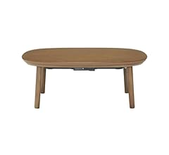 Amazon | 無印良品 楕円こたつ ナチュラル 小 幅97×奥行72×高さ37cm MJ