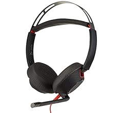 Amazon.co.jp: Poly(旧モデル) 有線ヘッドセット BlackWire 5220 USB-A