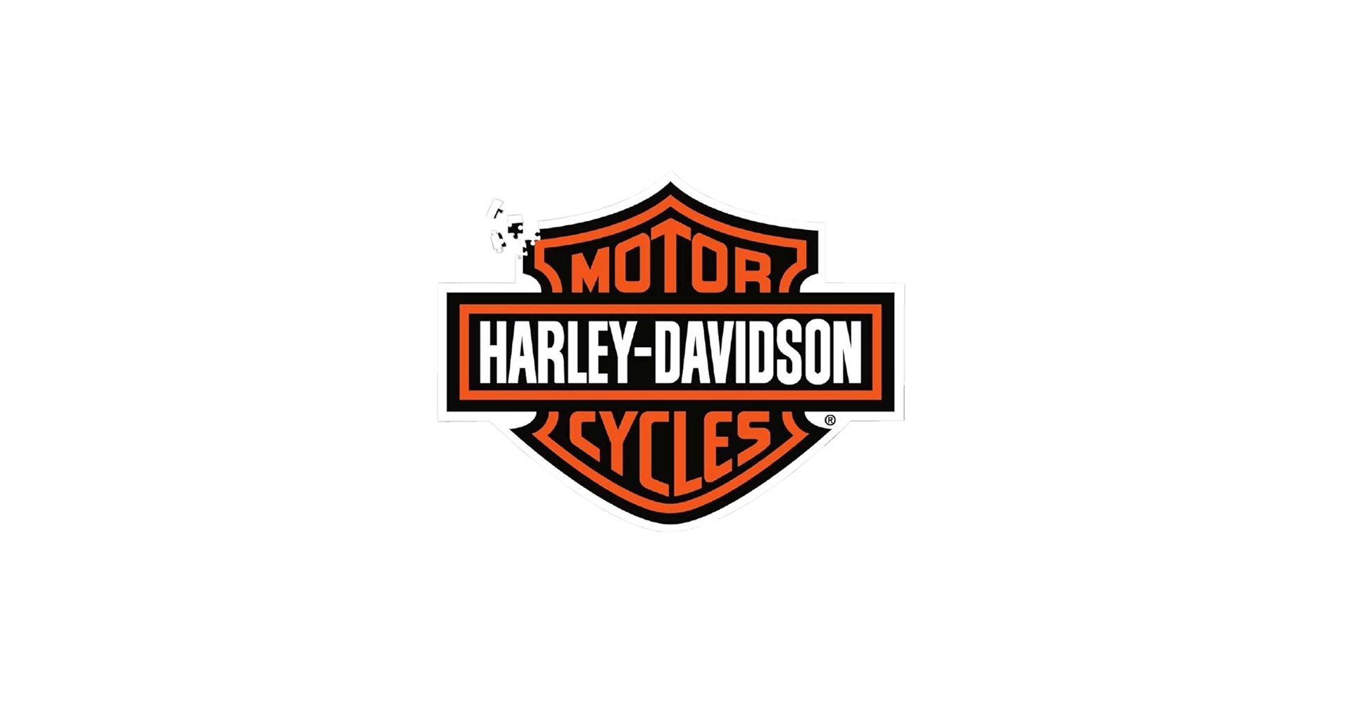 Amazon.com: Harley-Davidson® Bar & Shield Logo Shaped Puzzle - 571