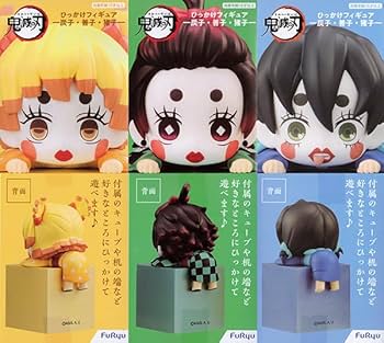 Amazon.co.jp: 鬼 滅 ひっかけフィギュア 炭子 善子 猪子 全3種セット
