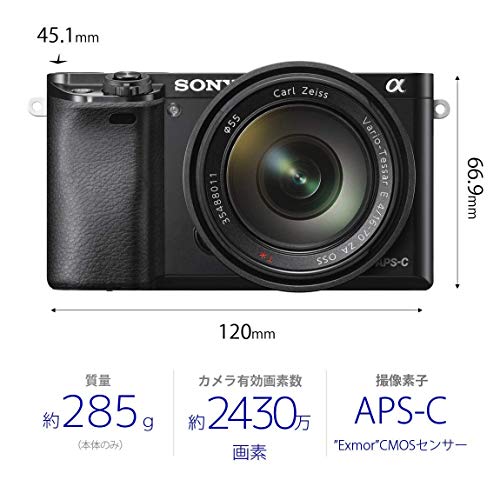 高速オートフォーカス採用ミラーレス一眼カメラ SONY α6000 ILCE-6000L