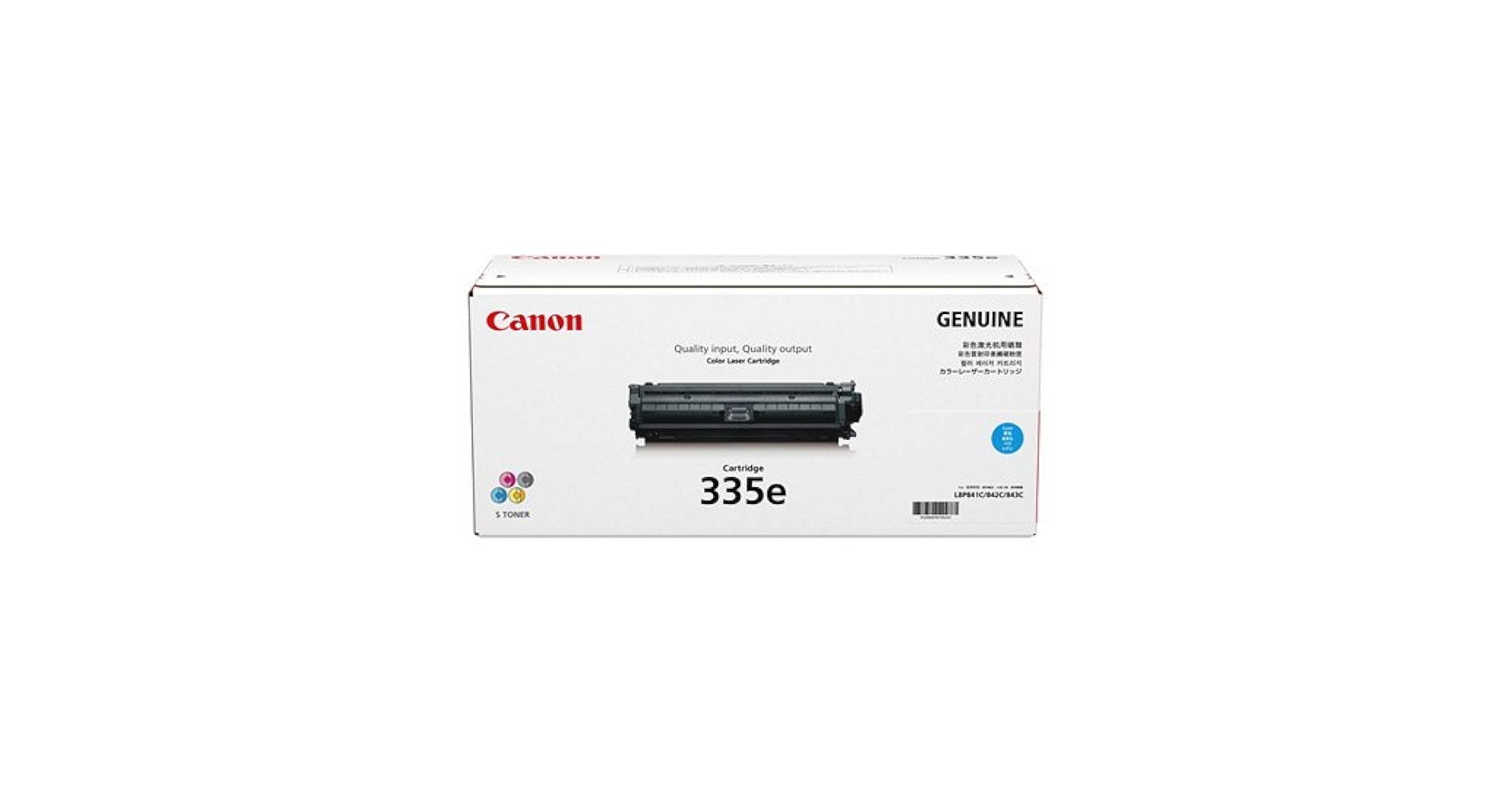 Amazon.co.jp: CANON トナーカートリッジ335e シアン 純正品 : Computers