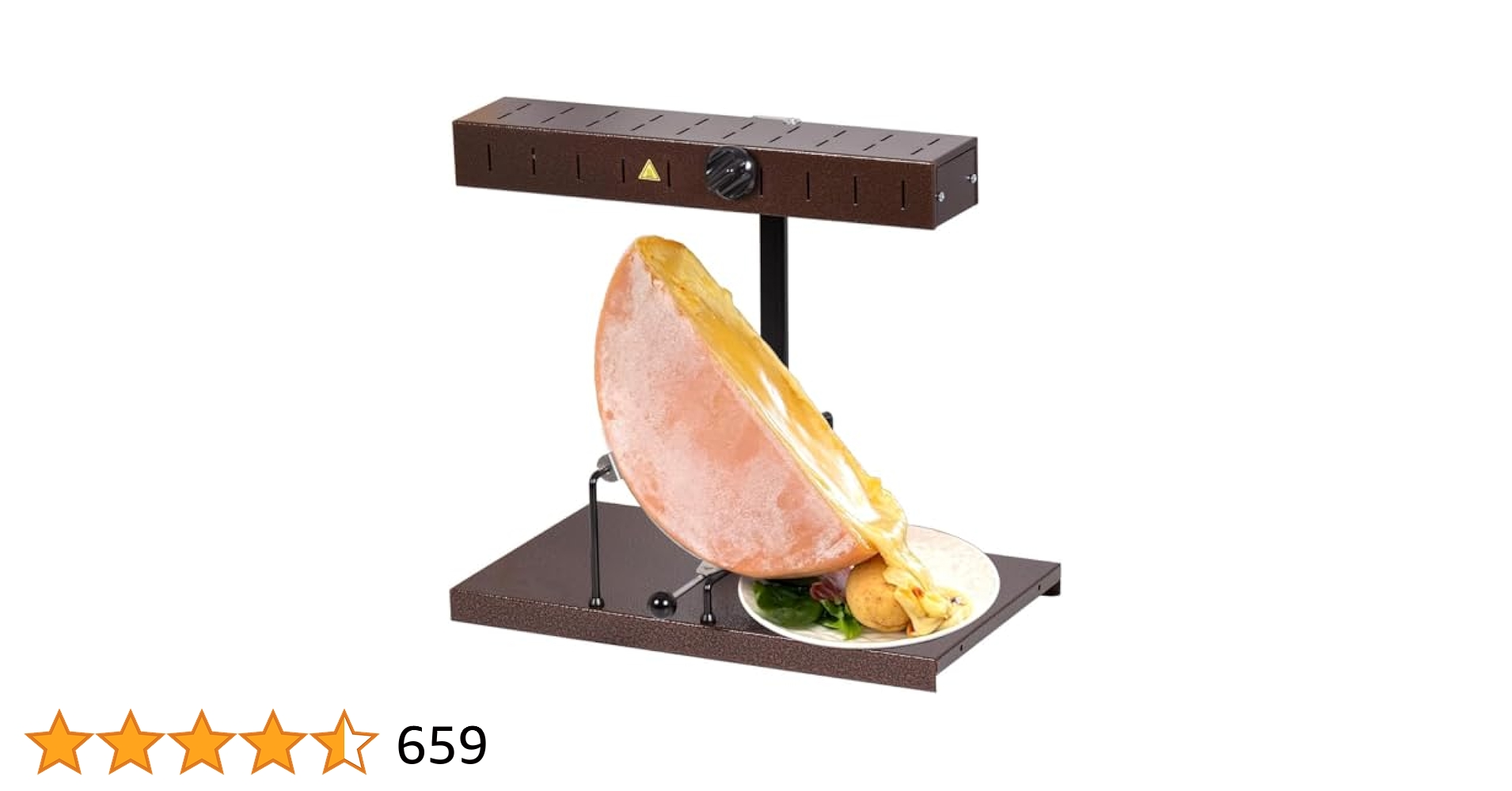 ラクレットヒーター調理器具 LALPAGE RACL02ブラウン