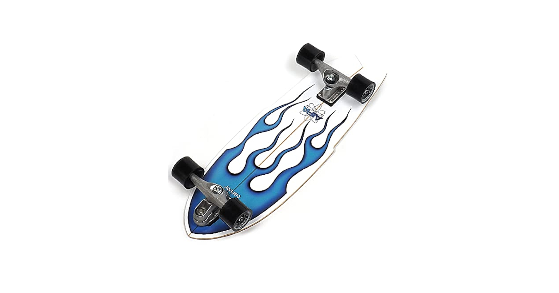 Carver スケートボード ホワイト/ブルー Carver スケートボード 水色
