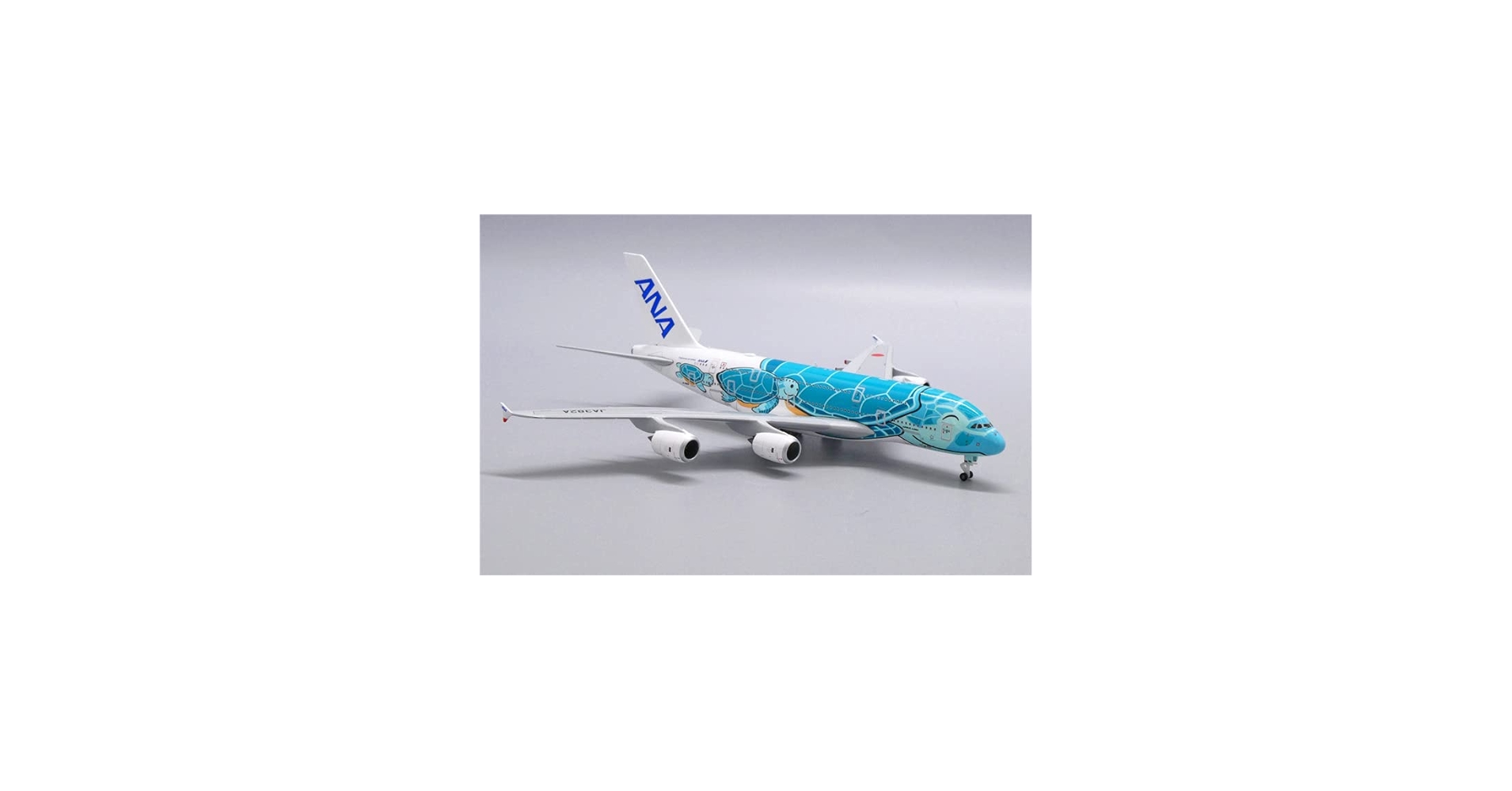 Amazon.com: JC Wings ANA Airlines for Airbus A380 JA382A Green Sea