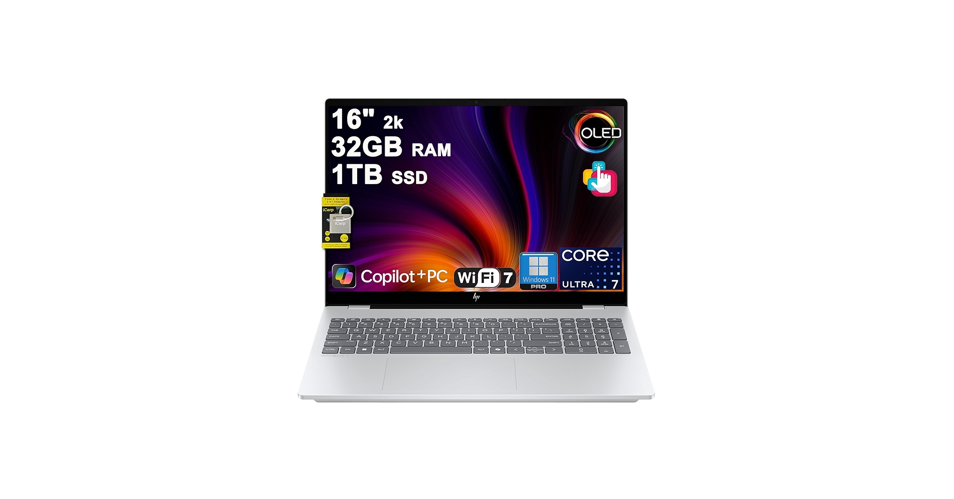 Amazon.co.jp: HP OmniBook 7 AI ノートパソコン 16インチ 2k