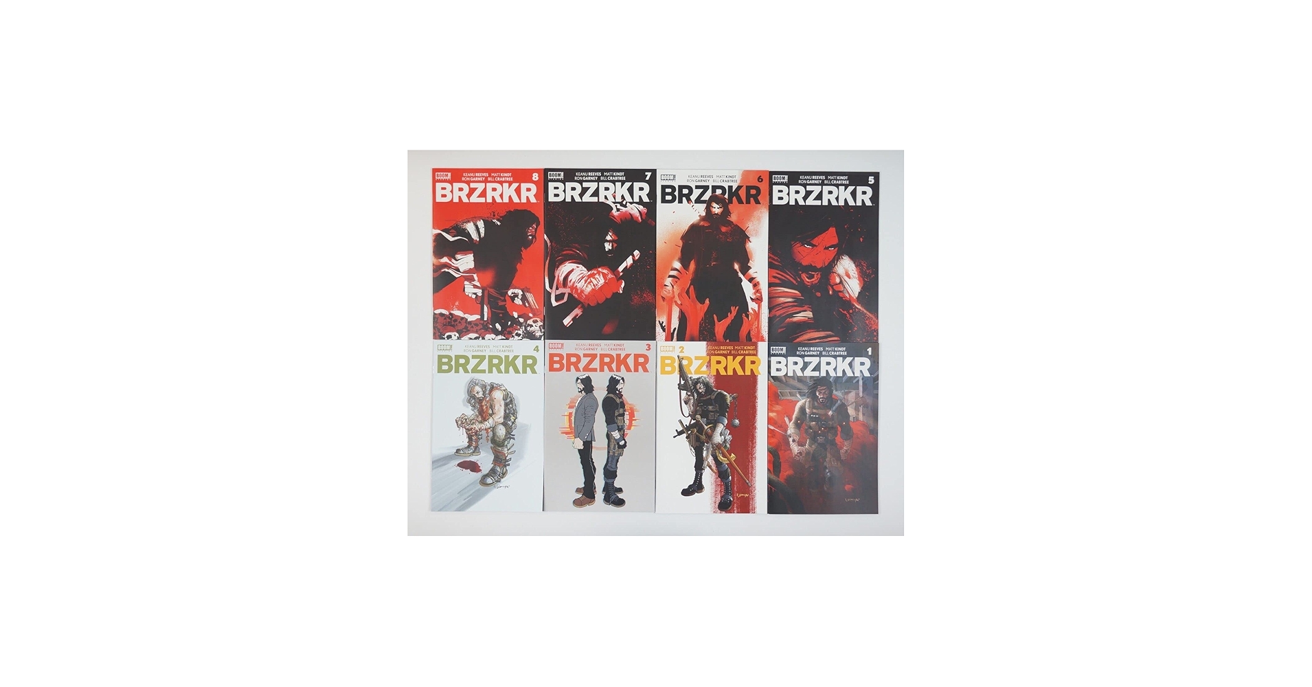 BRZRKR #1 2 3 4 5 6 7 8 9 10 11 12 complete series (Standard Cover