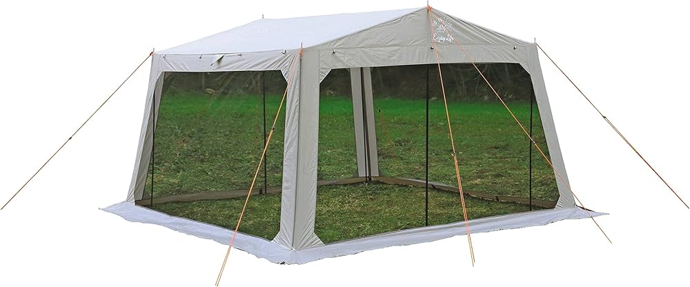 Amazon.co.jp: Captain Stag UA-1076 Monte Tent Tarp, Mesh Tarp, For
