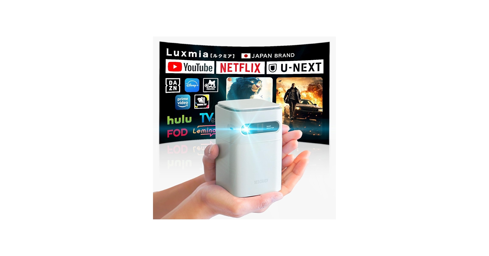Amazon.co.jp: NEOCRASY プロジェクター 小型 Luxmia 【2025年