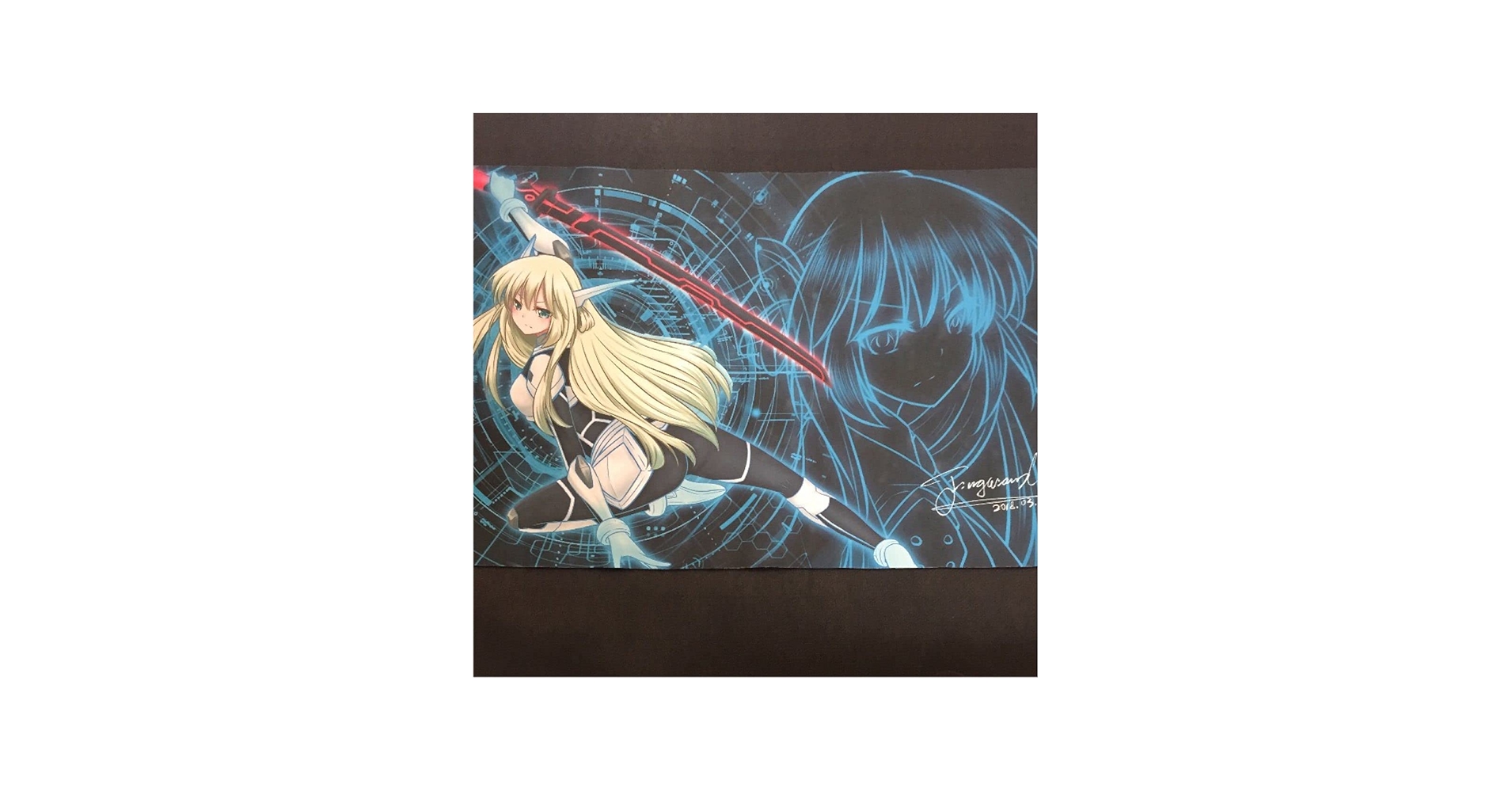 Amazon | 閃刀姫 レイ 戦闘姫 閃光姫 プレイマット 遊 戯 王 せん