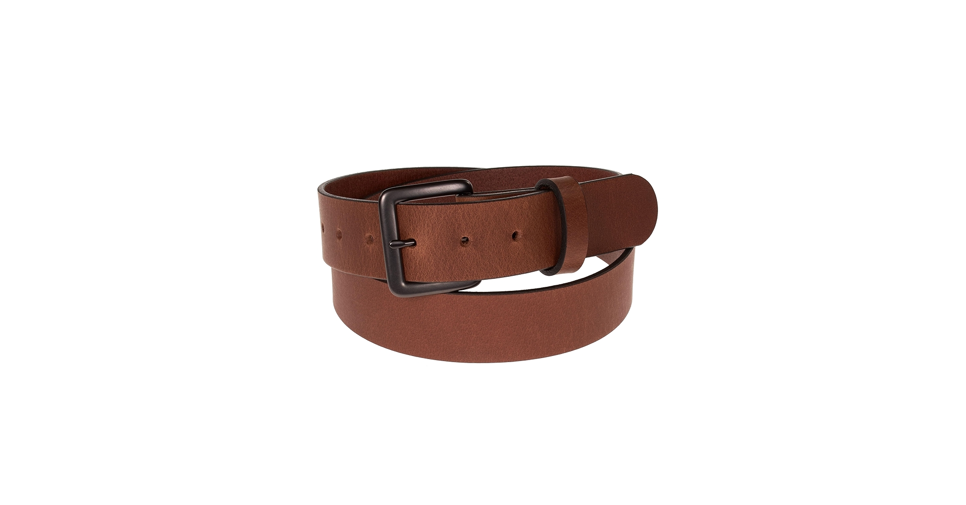 Nohma Leather, Men's Leather Belt, Made in USA, Full-Grain Leather