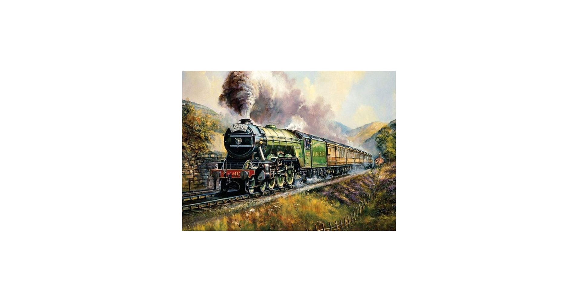 Amazon.co.jp: 油絵数字キットによる 蒸気機関車レトロ列車 絵画塗り絵