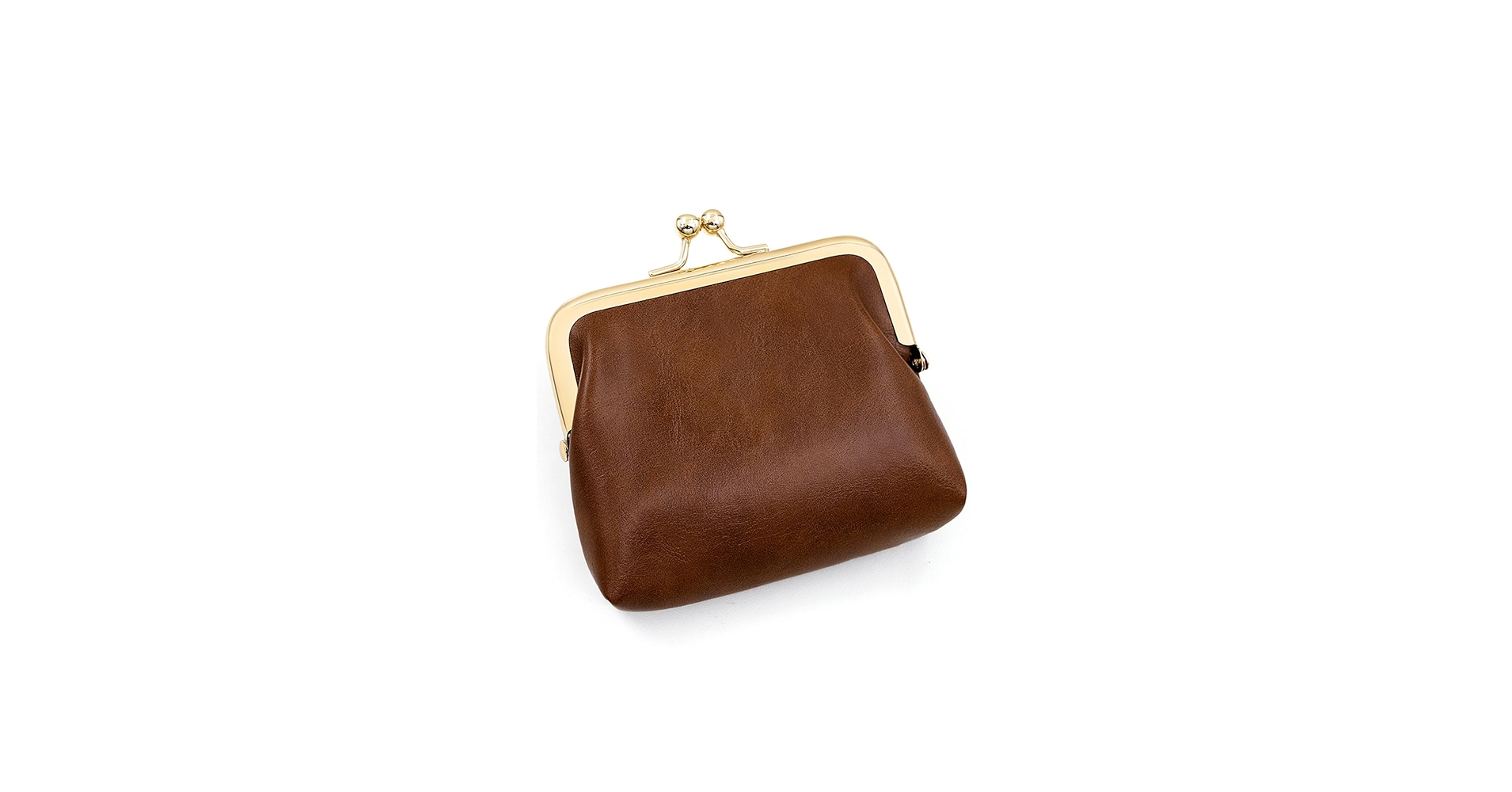 SENCCO Women's Small Coin Purse, Vintage PU Leather Change Purse