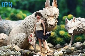 Amazon.co.jp: RoBeKaU もののけ姫 フィギュア ガレージキットシーンの