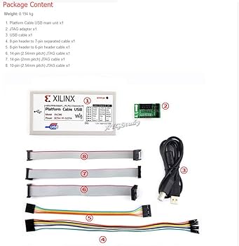 Amazon.co.jp: XILINX プラットフォームケーブル USB FPGA CPLD JTAG