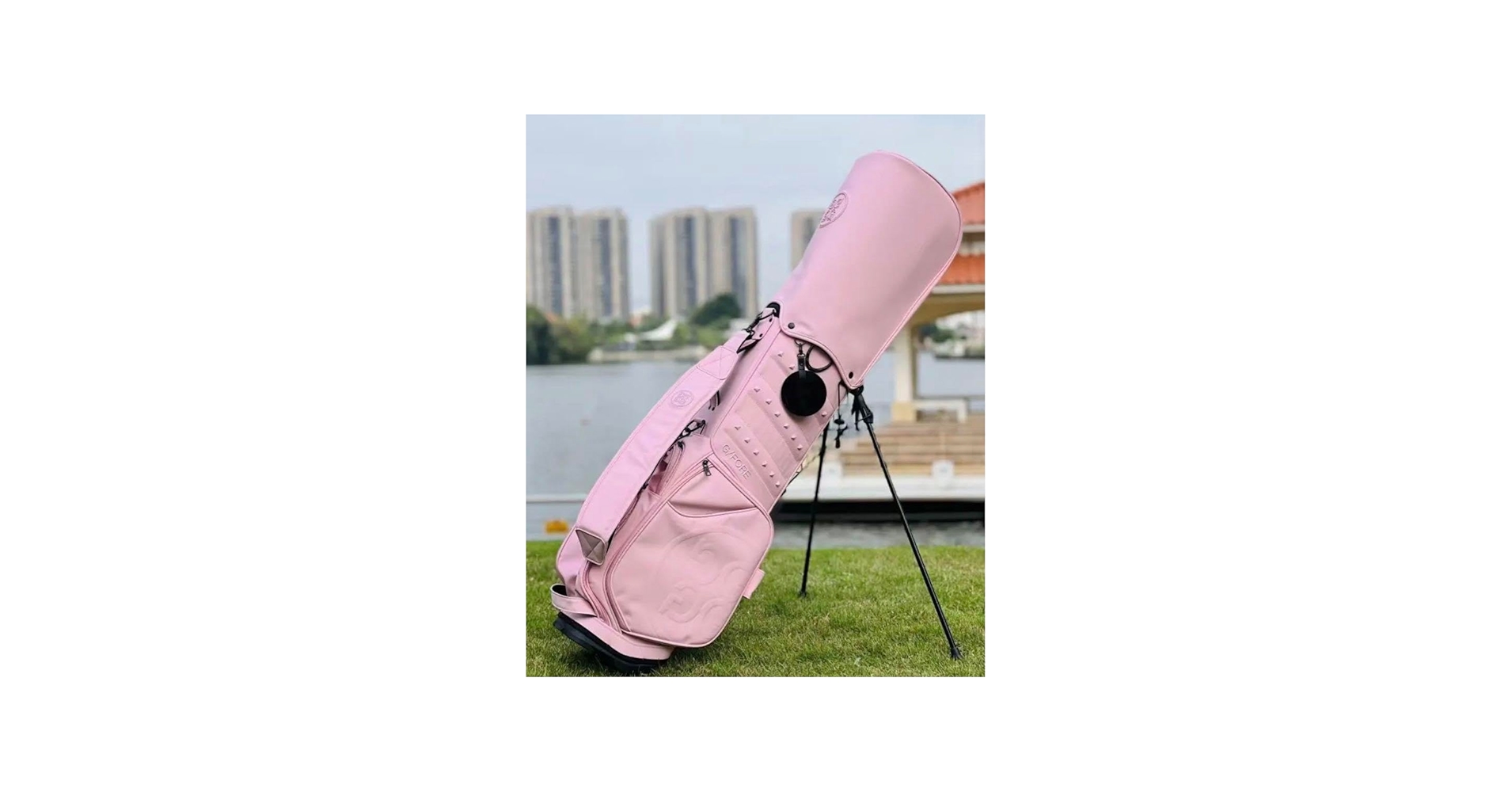 Amazon | ジーフォア レディース キャディバッグ ピンク G/FORE | ノー