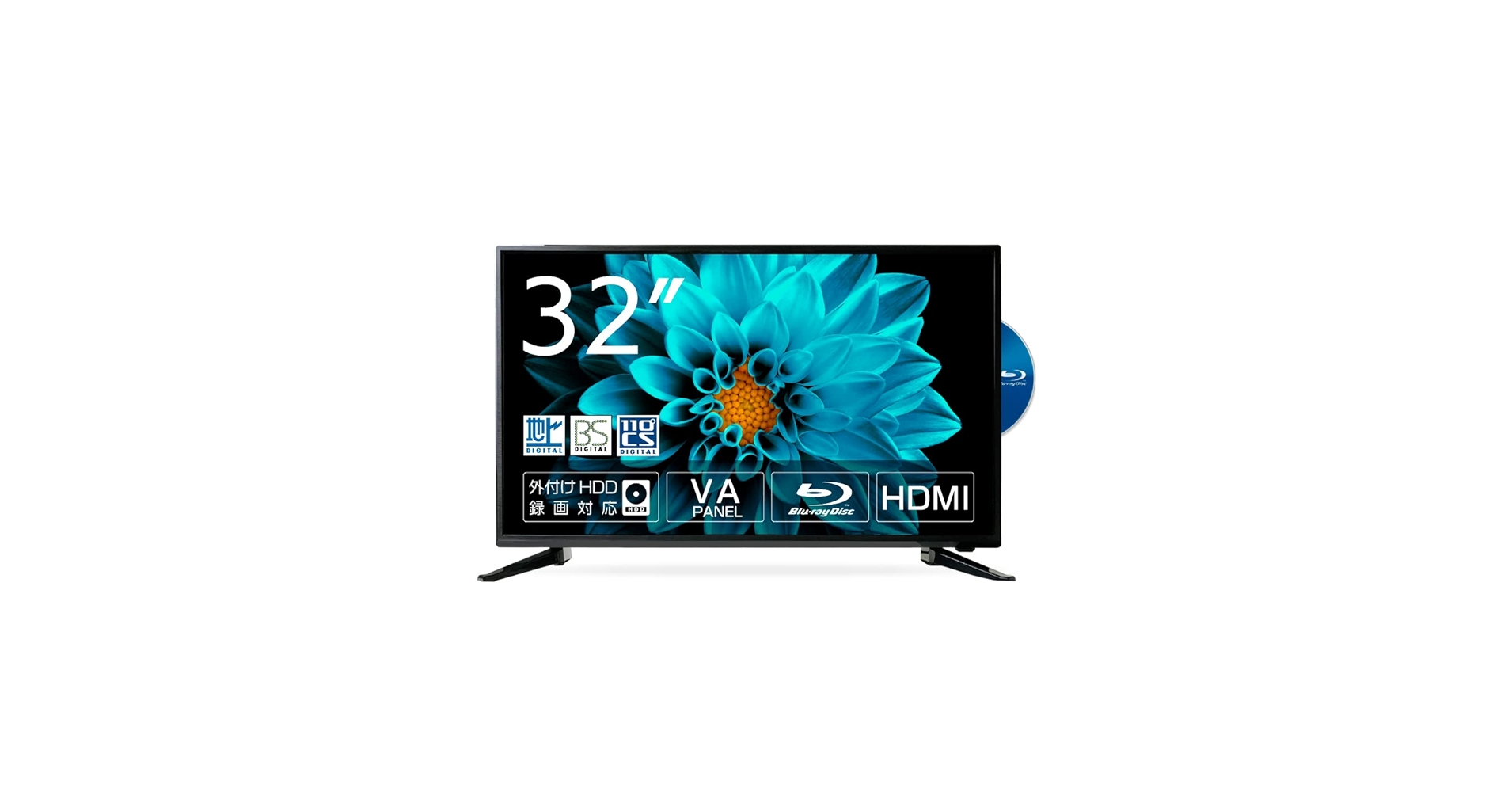 Amazon | ウィズ (Wis) 31.5V型 液晶 テレビ TEX-D3203BSR