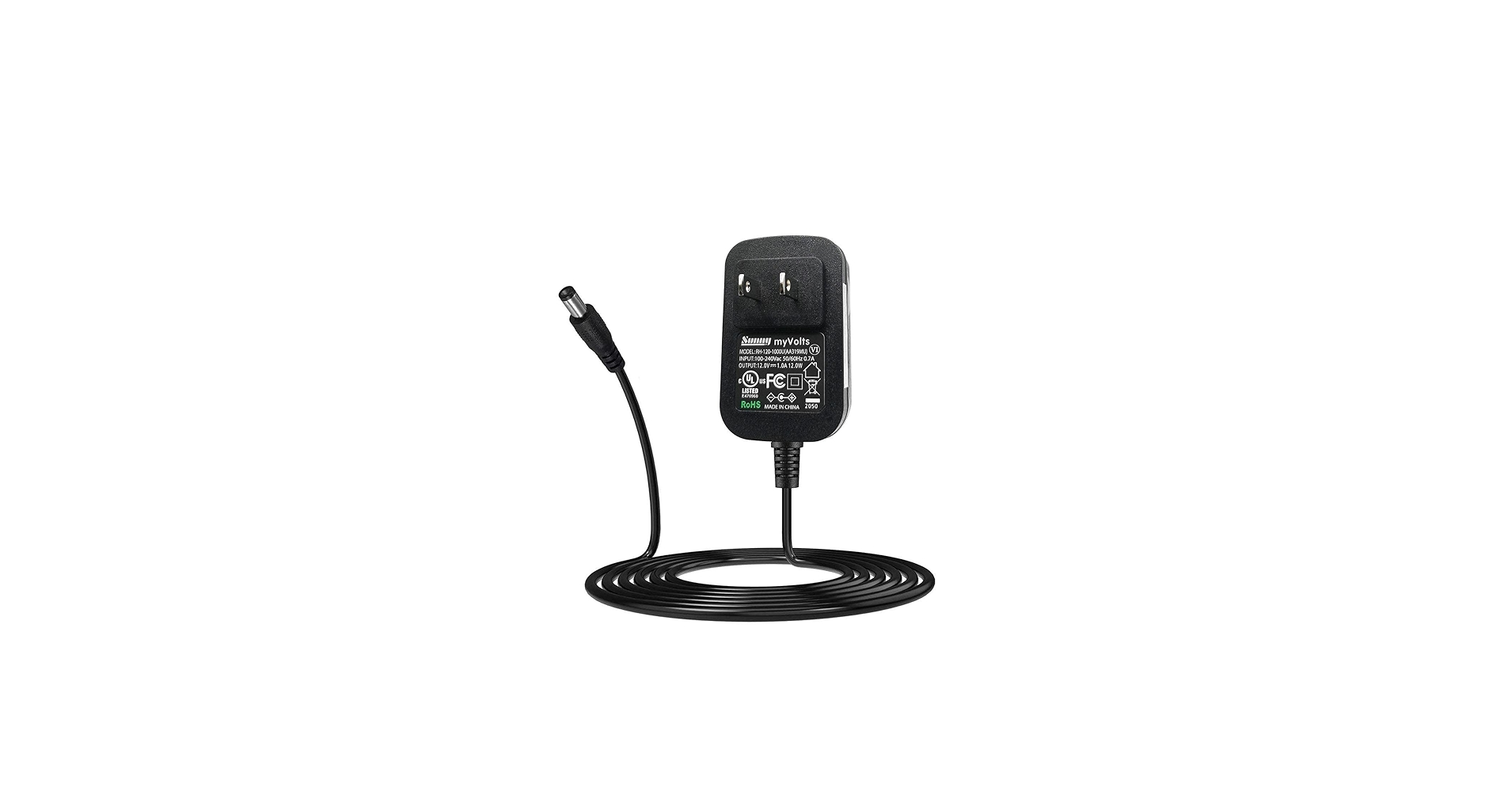 MyVolts 12V Power Supply Adaptor Compatible with Yamaha reface CP