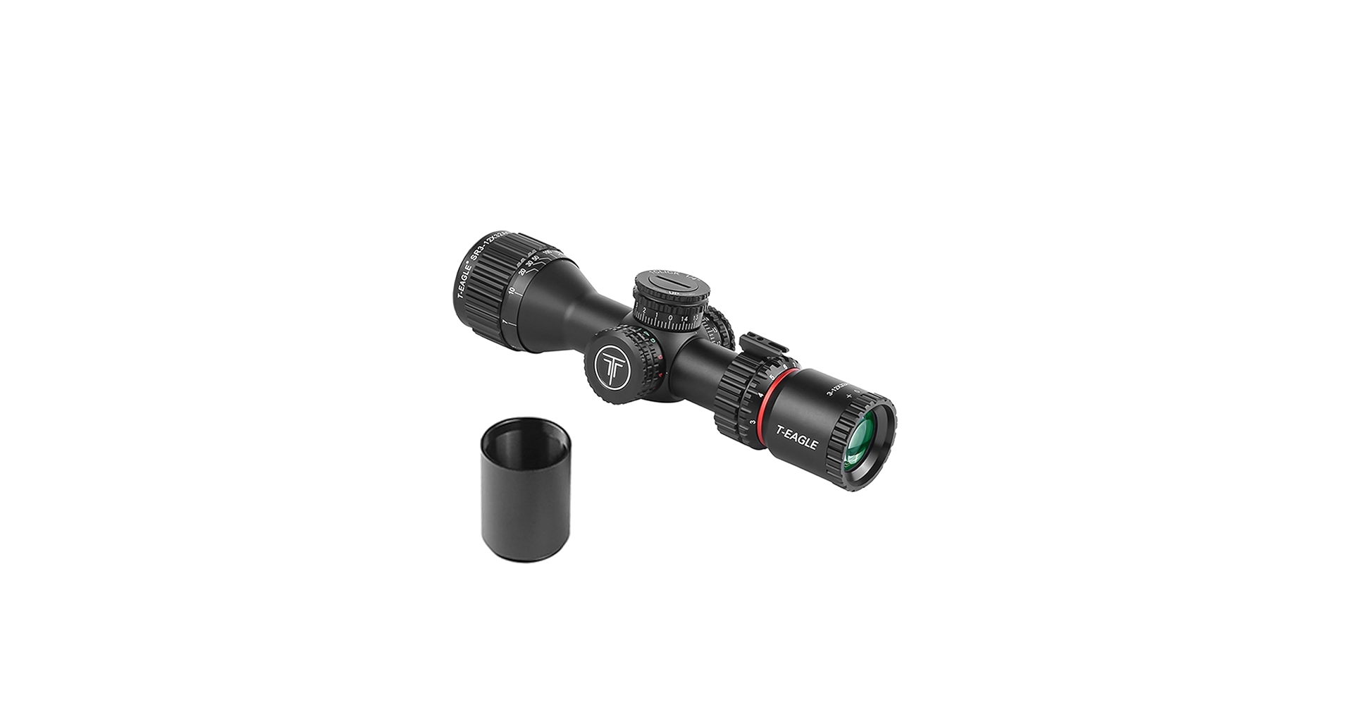 Amazon.co.jp: T-EAGLE 3-12x32aoir FFP ライフルスコープ 可変倍率