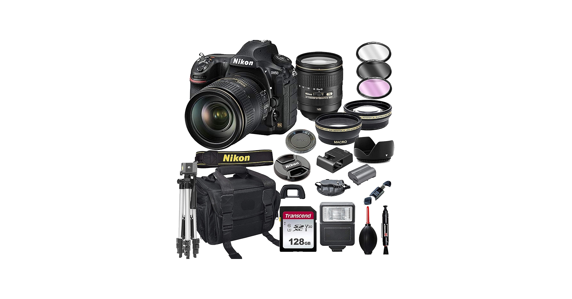 Amazon.com : Nikon D850 DSLR Camera with 24-120mm VR Lens Bundle +