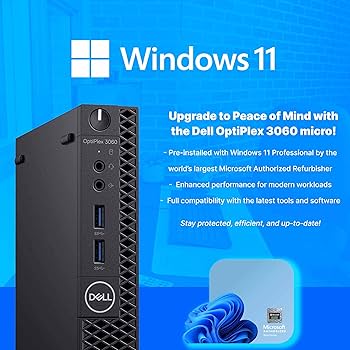 Amazon.com: Dell Optiplex 3060 Mini PC | Windows 11 Pro | Intel i5