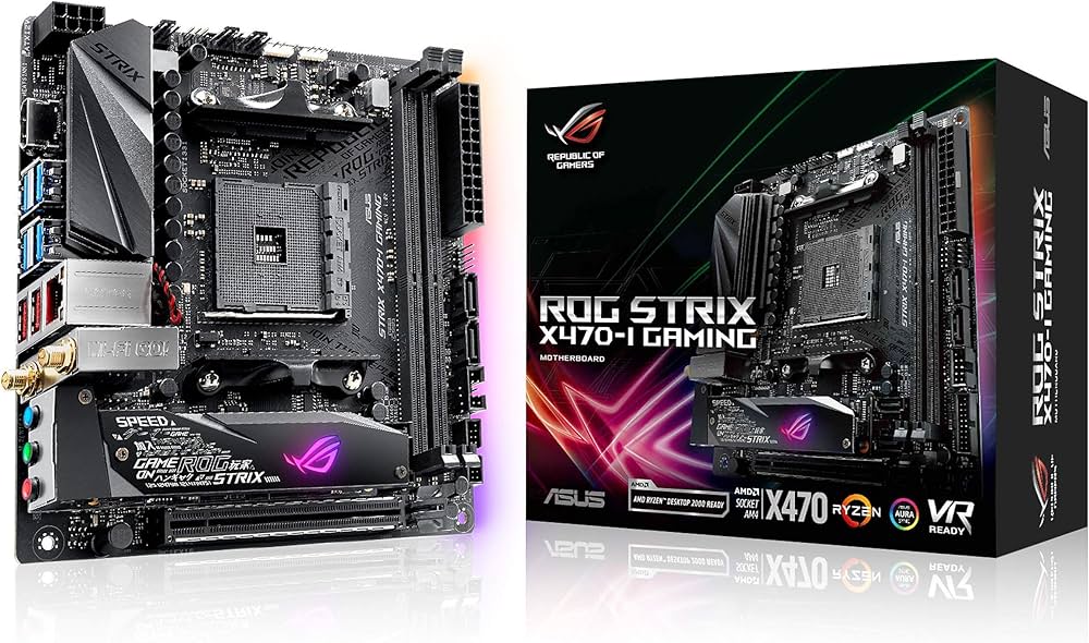 Amazon | ASUS AMD X470 搭載 AM4 対応 マザーボード ROG STRIX X470-I
