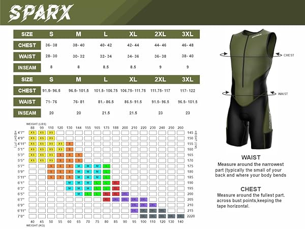 Amazon.com: Sparx X Triathlon Suit Men Racing Tri Cycling Skin