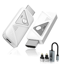 Amazon | 【2024年モデル型】ワイヤレスHDMI 小型 拡張モード 4台増設